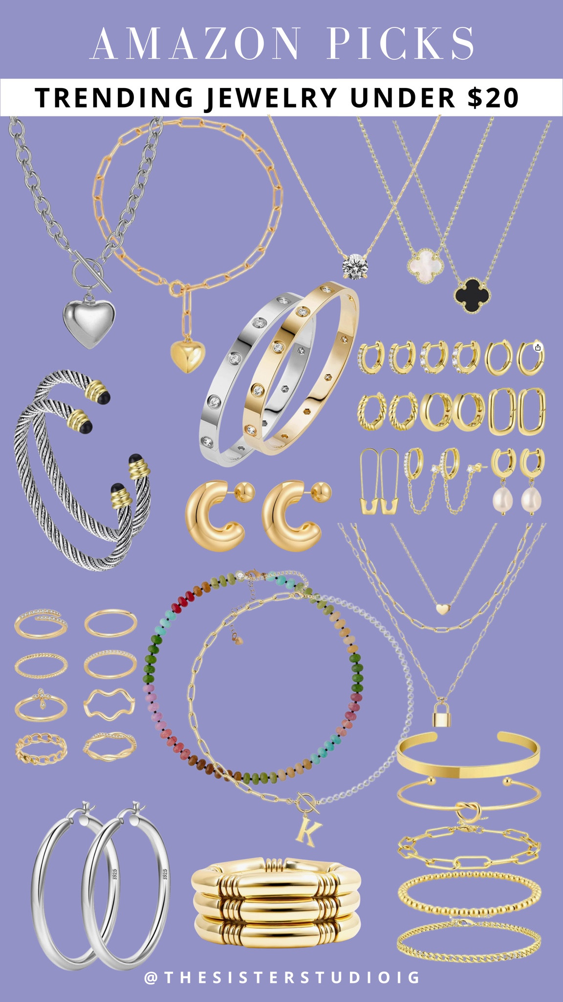 Amazon jewelry under $20 that I’m loving! 🥰

#LTKSaleAlert #LTKFindsUnder100 #LTKFindsUnder50