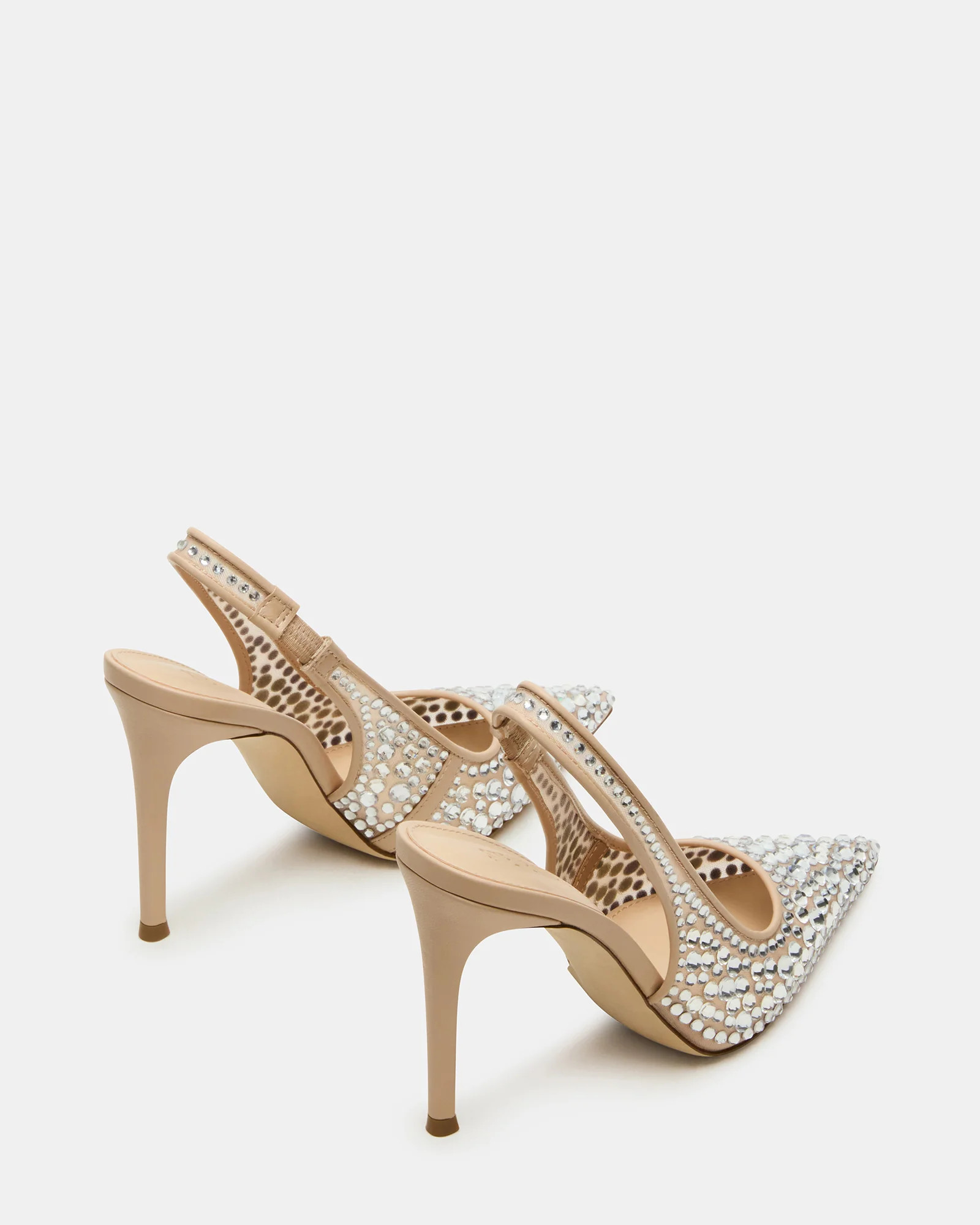 REYES Rhinestones Slingback Stiletto Pointed-Toe Pump Women's Heel | Steve Madden (US)