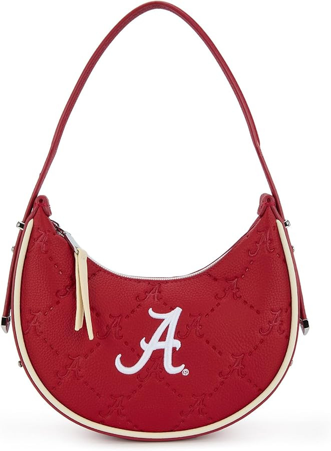NCAA Crescent Shoulder Bag for Women, Half Moon Clutch Purses for Birthday/Graduation Gifts | Amazon (US)