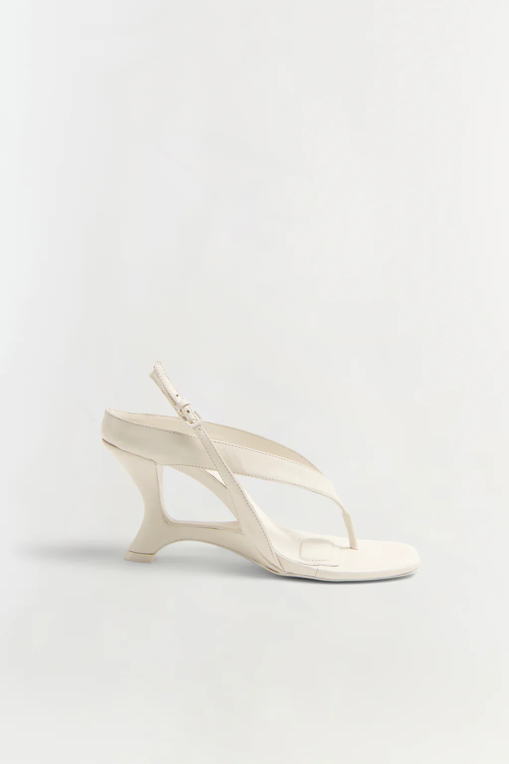 Darya Leather Wedge Thong Sandal | Simkhai