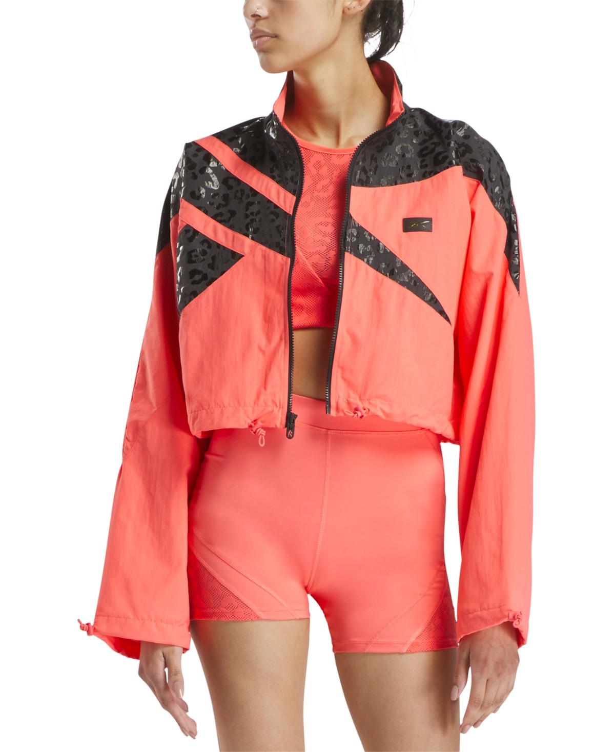 Reebok x Angel Reese Women's Zip-Front Long-Sleeve Jacket - Sunset Cor | Macy's