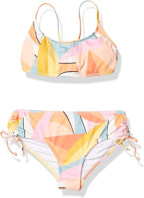 Billabong Girls' Warm Days Mini Crop Two Piece Swim Set | Amazon (US)