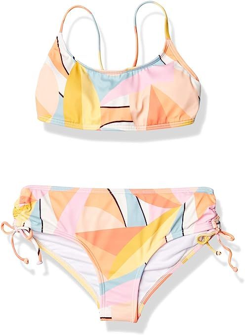 Billabong Girls' Warm Days Mini Crop Two Piece Swim Set | Amazon (US)