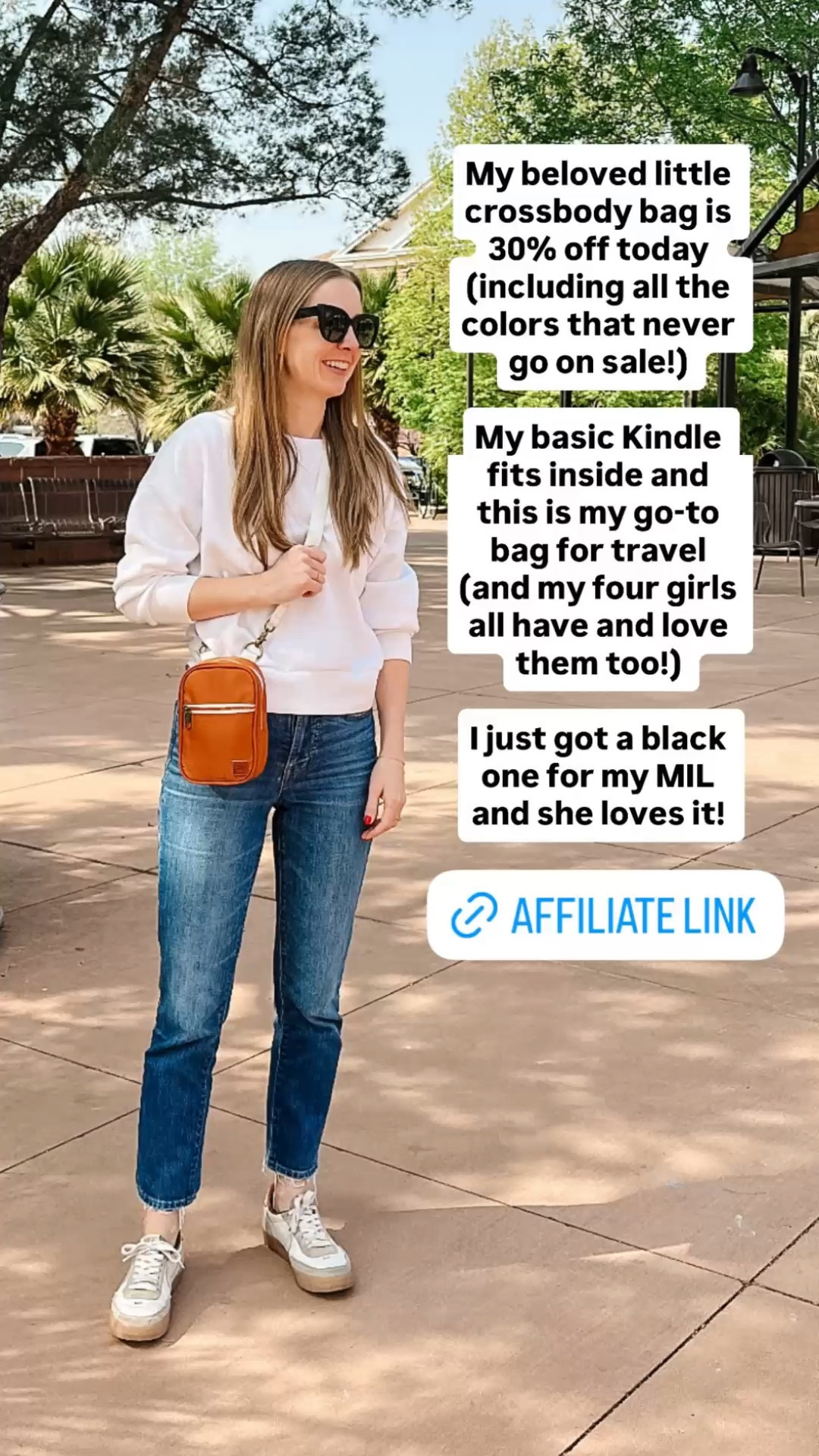 This crossbody bag is SO good - perfect for travel or every day. Right now it’s 30% off! (Some up to 50% off)
Plus, my basic Kindle fits inside which is a huge win!

#LTKSaleAlert #LTKTravel