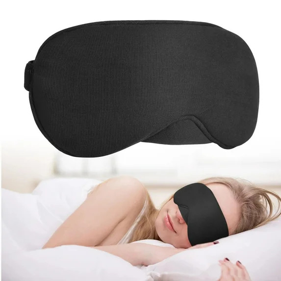 sixwipe Sleep Mask for Women and Men, 100% Cotton,Adjustable Sleep Mask for Your Eyes,Blocks Ligh... | Walmart (US)