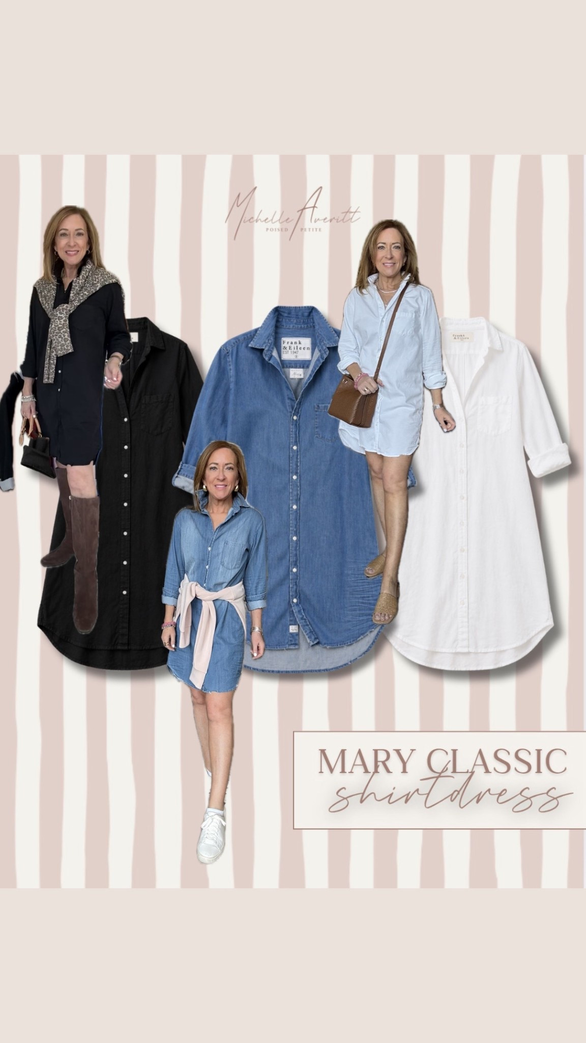 The timeless denim dress! I’m wearing an XXS. 


#LTKPetite #LTKOver40 #LTKootd