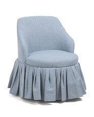 21x29.5 Kiki Gathered Skirt Accent Chair | TJ Maxx