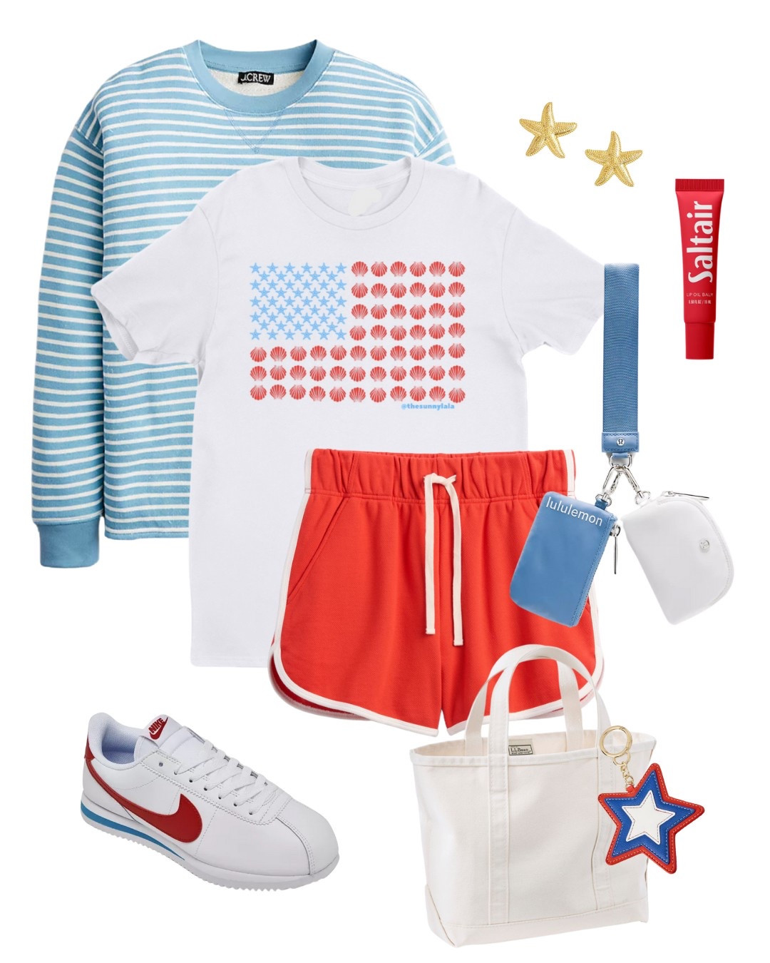 USA, All the Way! ✨❤️🇺🇸

1 of 4 tees currently available (through Sunday, June 8th) for pre-order in the USA All the Way Collection at The Sunny La La - along with all the cute accessories I suggest styling it with linked here!

The USA All the Way tees are cute options to wear to be celebratory throughout the Americana Summer (including Fourth of July, of course)! All pair well with beach, weekends, gingham, BBQs and summer joy!

This tee features a beachy tribute to the American Flag (and is unisex, 100% cotton, and comes an adult and children sizing)! Check out the other 3 at additonal posts here at LTK and for pre-order through 6.8 at The Sunny La La!

#LTKSummerEdit #LTKSeasonal #LTKFamily