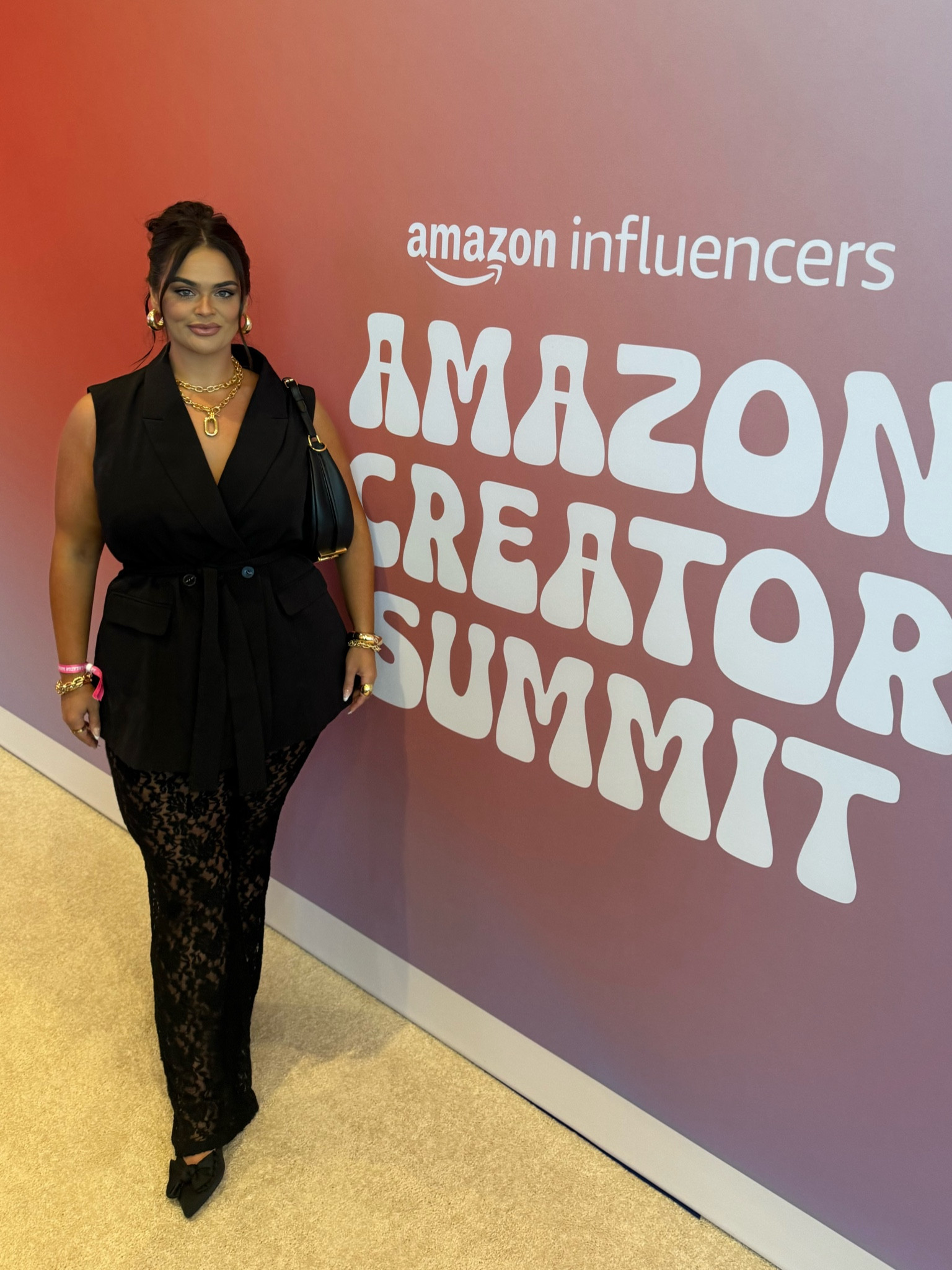 Day 2 for the Amazon Summit 🖤

Wearing a size 12 for the vest and a Large in the pants 🫶🏻

#LTKMidsize #LTKStyleTip