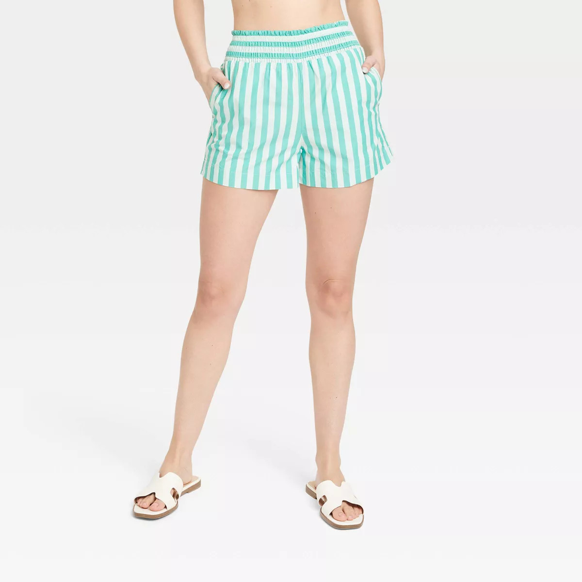 Women's High-Rise Pull-On Shorts - A New Day™ | Target