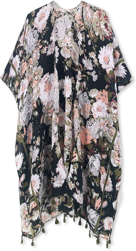 Spicy Sandia Kimonos for Women Beach Coverups Summer Kimono Cardigan Bathing Suit Boho Cover Up for  | Amazon (US)