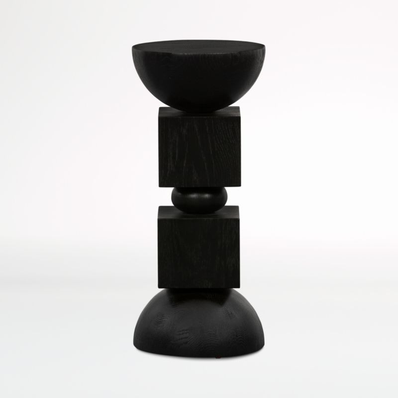 Jordan Drink Table Ebony + Reviews | Crate & Barrel | Crate & Barrel