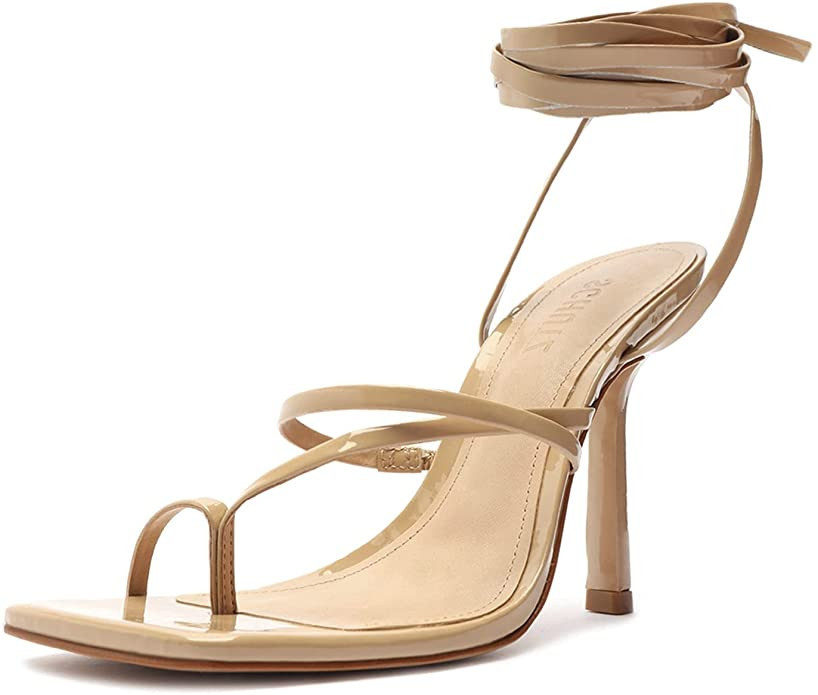 SCHUTZ Women's Lily Leather Sandal | Amazon (US)