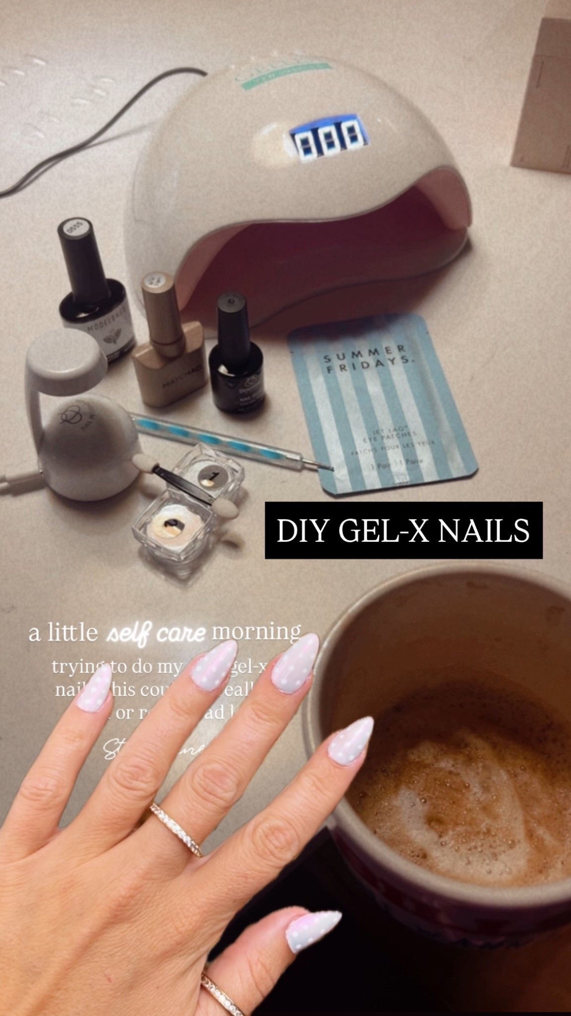 DIY GEL-X nails! I used the short almond kit with the UV light and then purchased gel nail polish, chrome and a top coat. It’s a learning curve but doable!! 

Self care 
Amazon beauty 

#LTKBeauty #LTKFindsUnder50