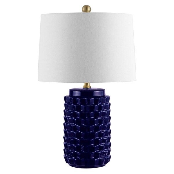 Safavieh Lighting 22.5-inch Weldon Ceramic Table Lamp - 15" x 15" x 22.5" | Bed Bath & Beyond