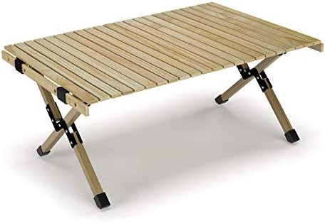 GDLF Folding Camping Picnic Table Beach Camp Kitchen Lightweight Roll Up Height Adjustable Waterproo | Amazon (US)