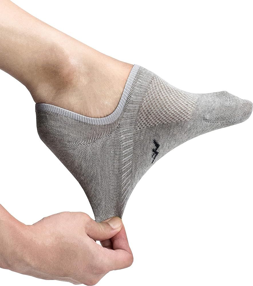 Pro Mountain Seamless No Show Socks For Women 6 Pack Liner Thin Cotton Footies | Amazon (US)