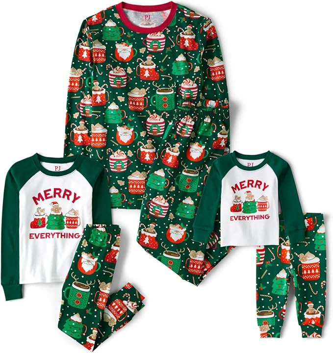 The Children’s Place Family Matching, Christmas and Holiday Pajama Sets, Cotton | Amazon (US)