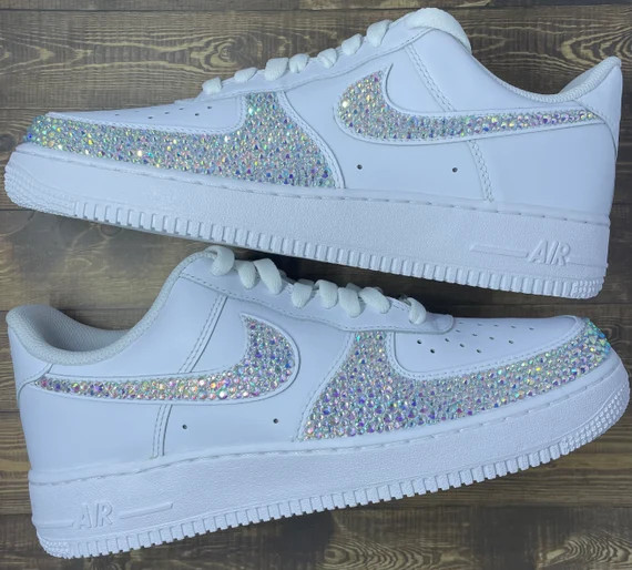 Bling Air Force 1  4 Swooshes and Outside Toe Box  Cute | Etsy | Etsy (US)