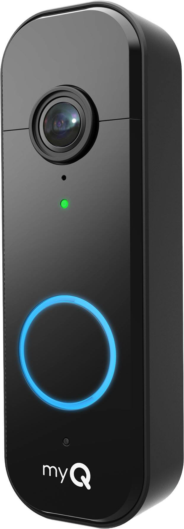 Chamberlain - myQ Video Doorbell | 2K Camera, Battery/Wired, Color Night Vision, Live View with 2... | Best Buy U.S.