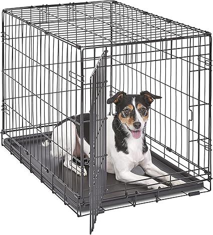 New World Pet Products Newly Enhanced Single & Double Door New World Dog Crate, Includes Leak-Pro... | Amazon (US)