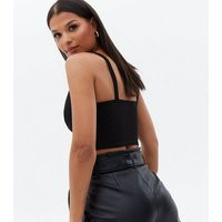 Pink Vanilla Black Double Strap Crop Top New Look | New Look (UK)