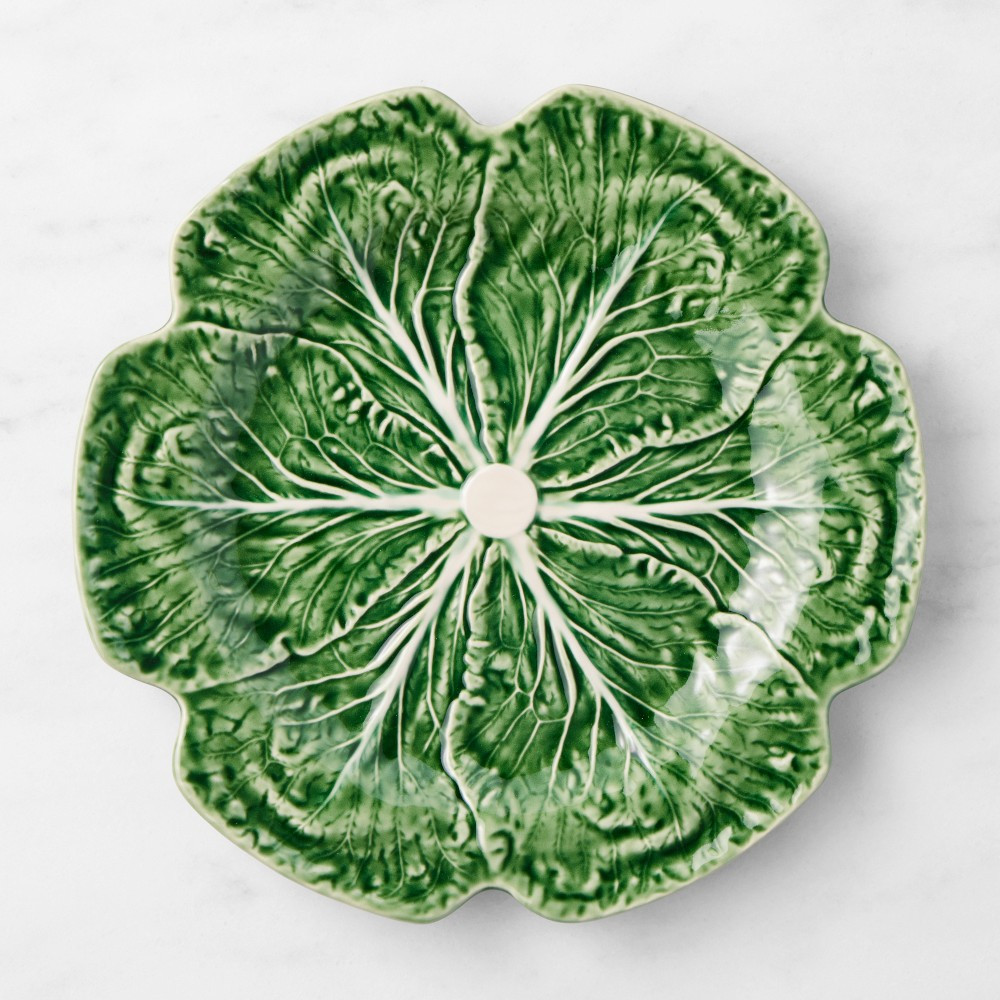 Bordallo Pinheiro Cabbage Chargers | Williams-Sonoma