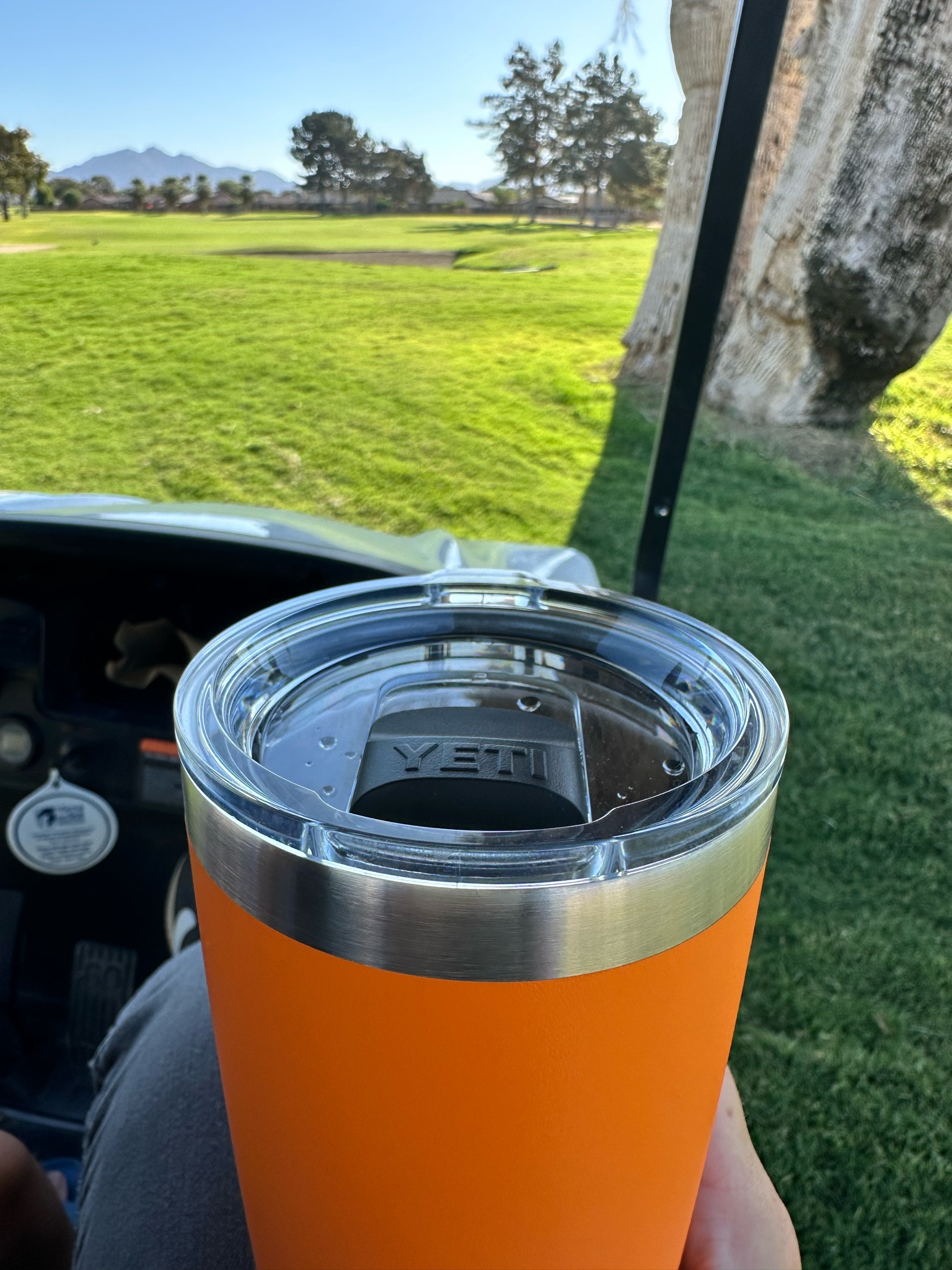 The perfect cup to use while I’m a golf spectator today! 

Love the lid closure, to prevent spills, too. A great insulated cup to take with you on the go! 

#LTKFitness #LTKTravel #LTKActive