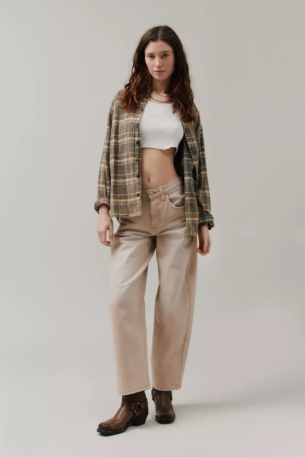 BDG Logan Buckle Baggy Boyfriend Jean | Urban Outfitters (US and RoW)