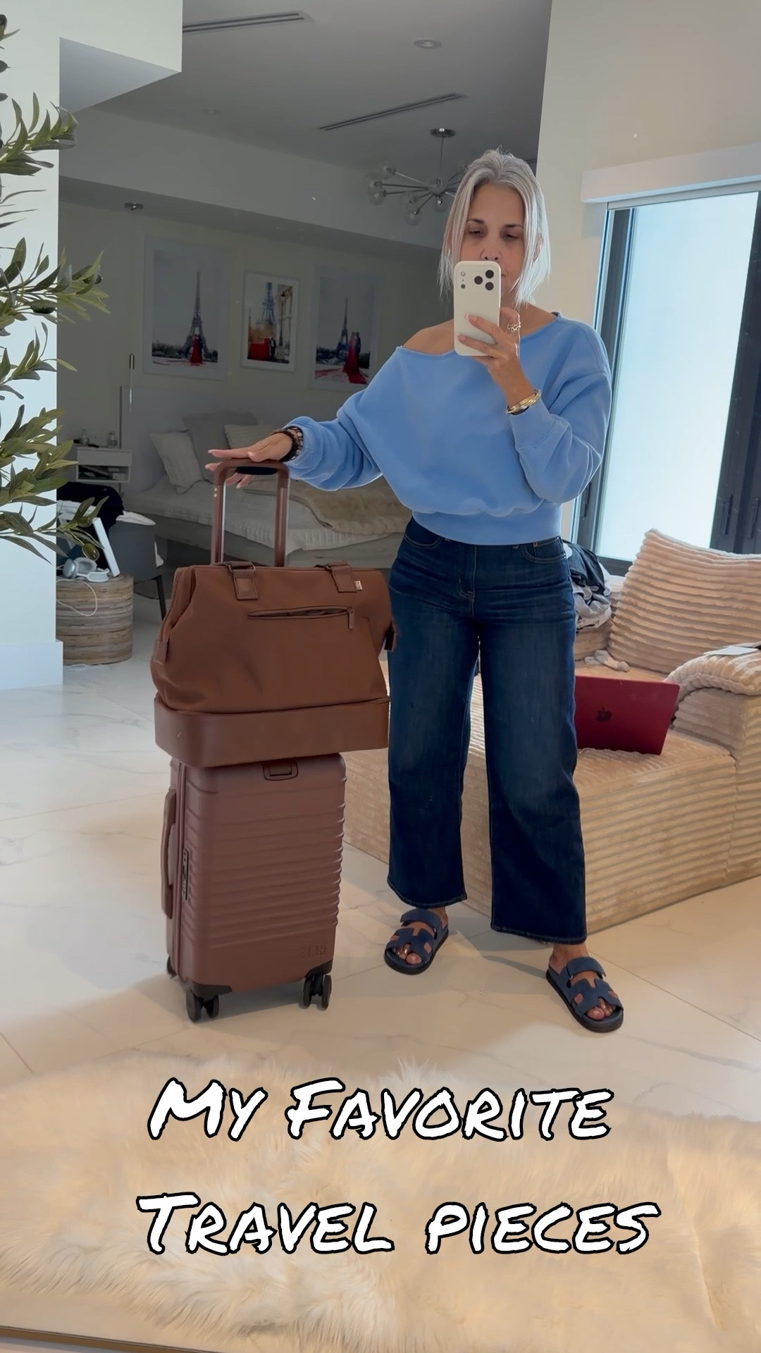 My favorite travel pieces from BEIS, I have the small carry-on, the mini weekender which is great to take as my personal item and also fit some of the handbags I want to bring with me when I travel, the medium check-in suitcase and the big check-in luggage. Totally recommend them!

#LTKTravel