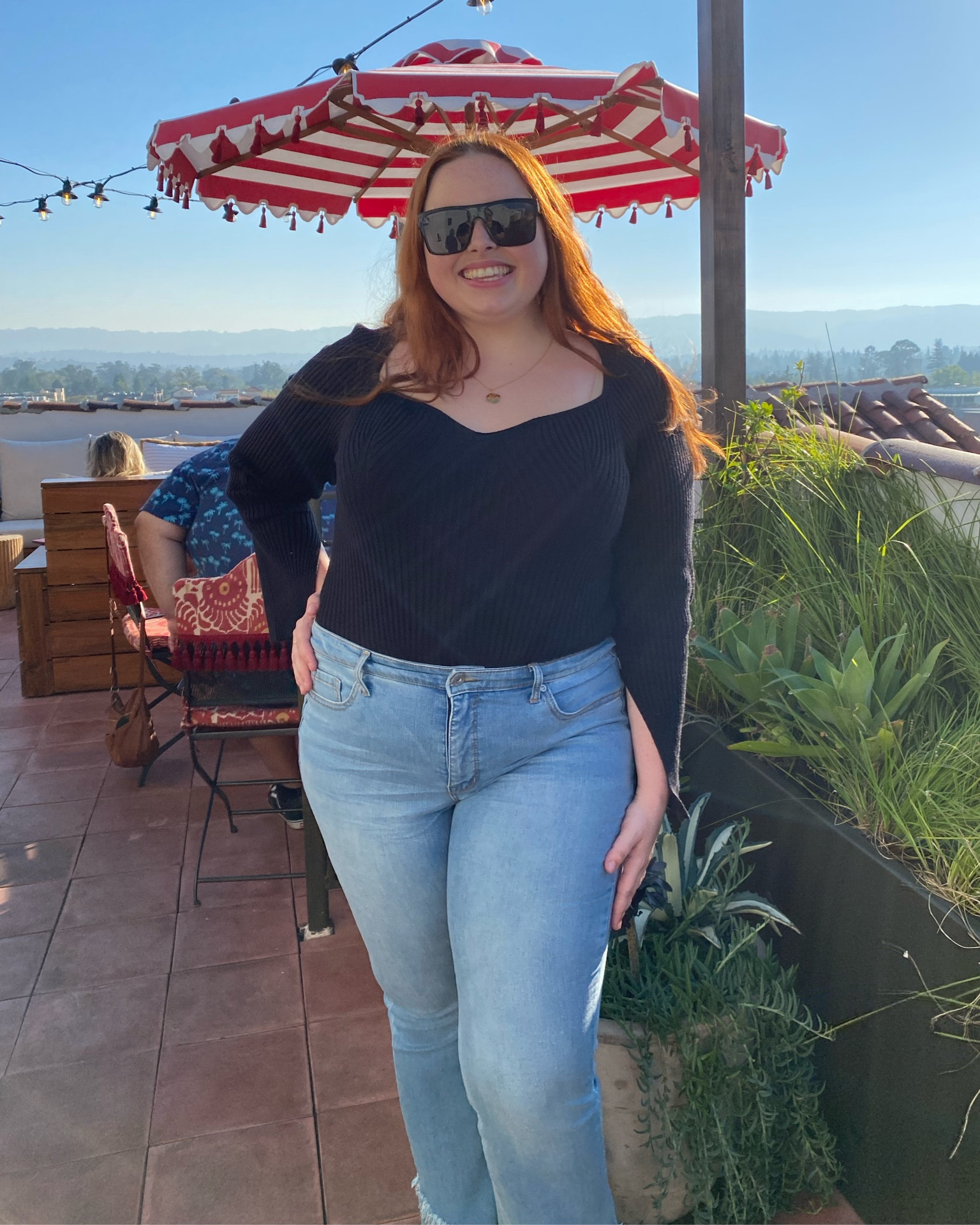 This cute fall outfit combo is brought to you by the amazing new items from @walmartfashion! #Ad These jeans fit like a dream and this long sleeve will be on me all season long! #WalmartFashion @walmart

#LTKSeasonal #LTKmidsize #LTKfindsunder50