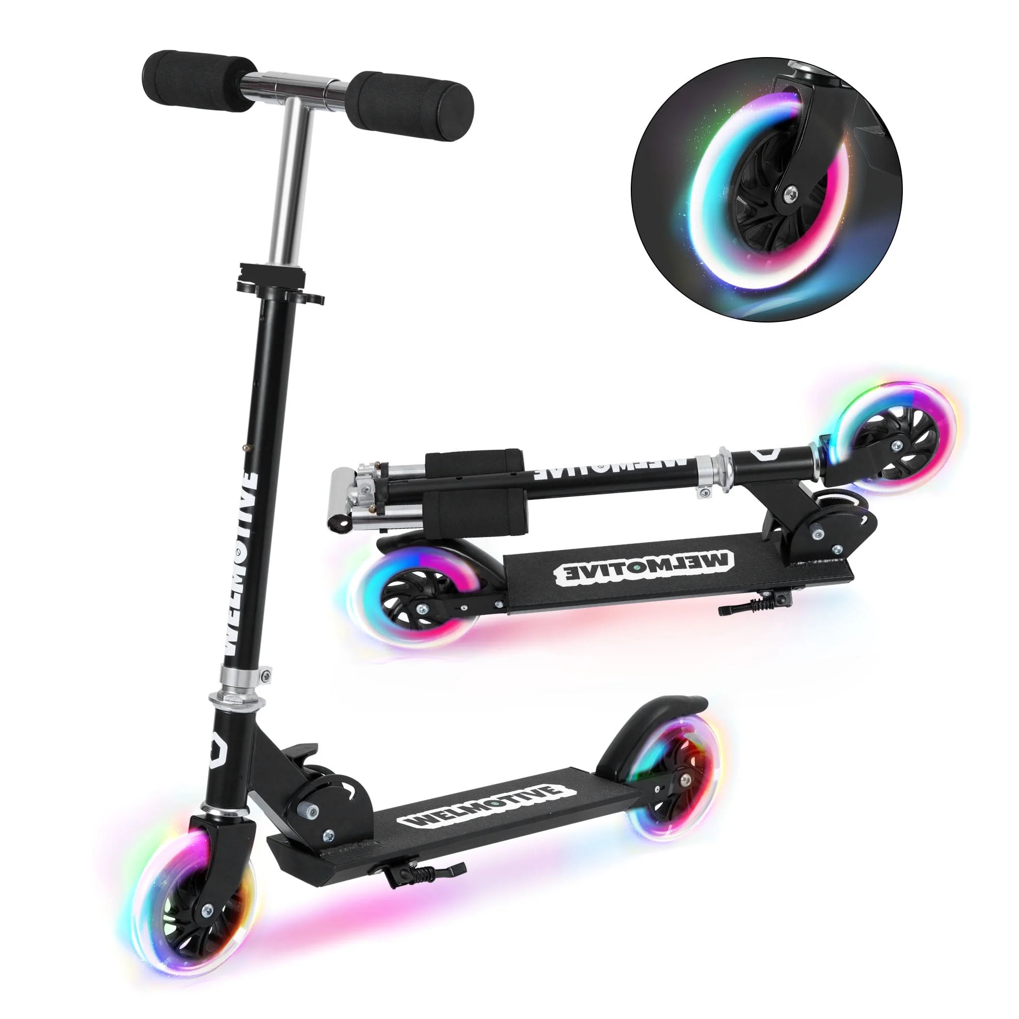 Welmotive Scooter for Kids Ages 3-8 – Kick Kids Scooters for Boys & Girls Light up Wheels Porta... | Walmart (US)