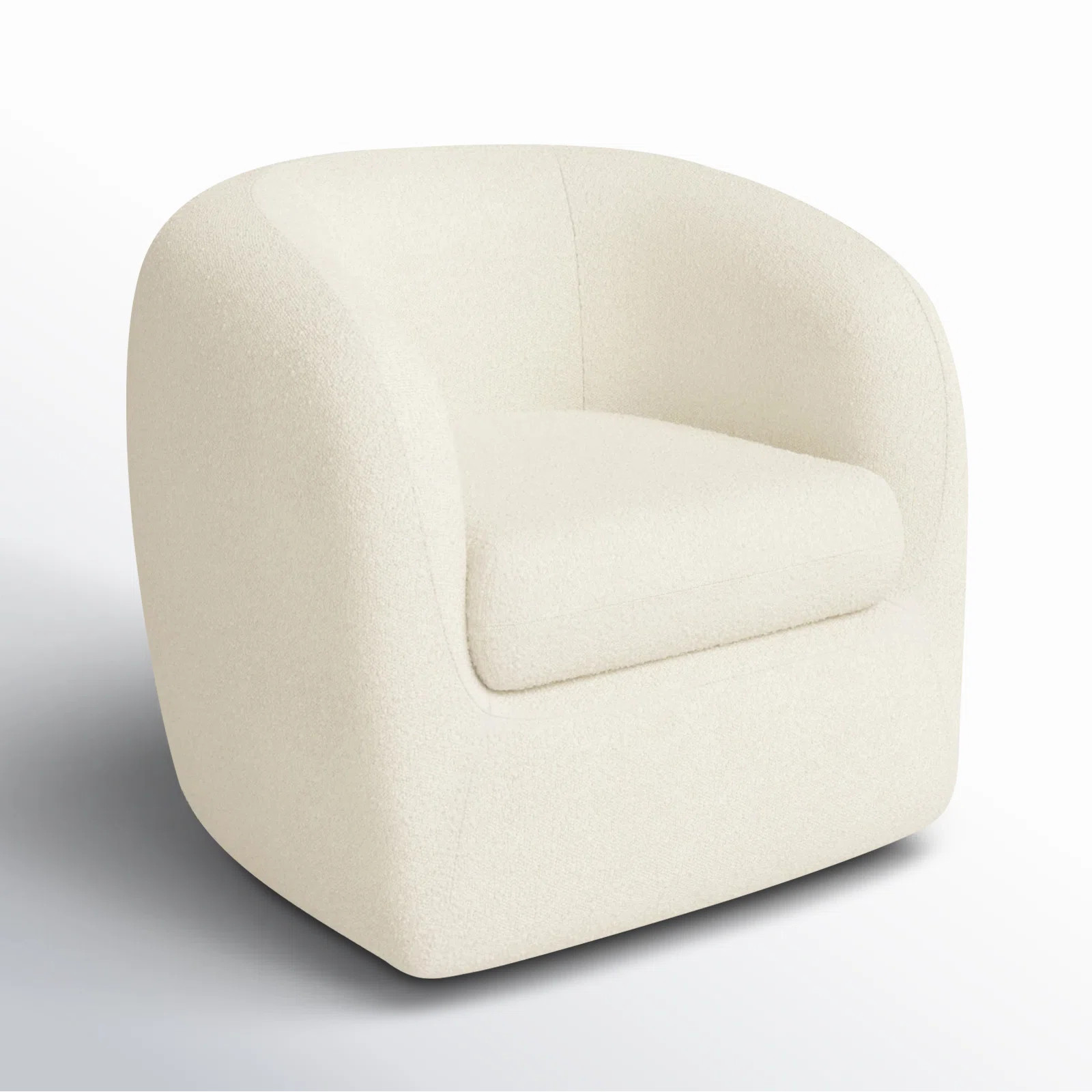Aquila Upholstered Swivel Barrel Chair | Wayfair North America