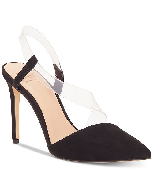 INC International Concepts I.N.C. Women's Keilani Crossover Vinyl Pumps, Created for Macy's & Rev... | Macys (US)