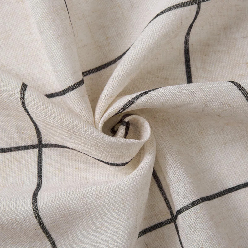 AllModern Laurene Checkered Blackout Rod Pocket Single Curtain Panel & Reviews | Wayfair | Wayfair North America