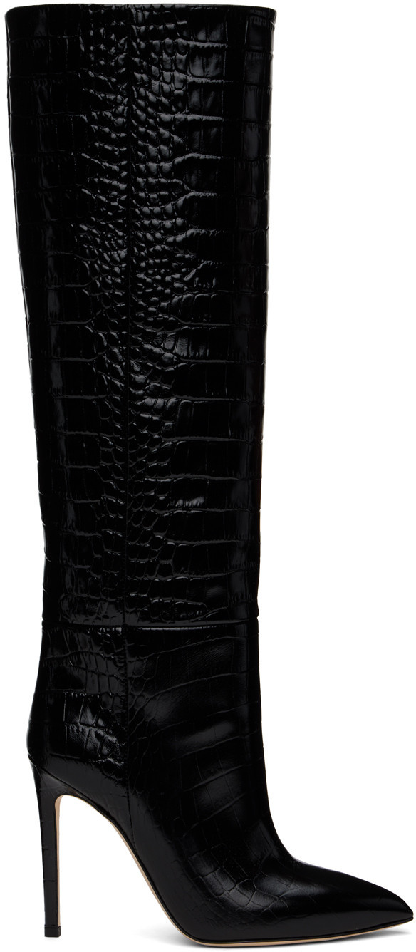 Paris Texas Black Stiletto Tall Boots | SSENSE