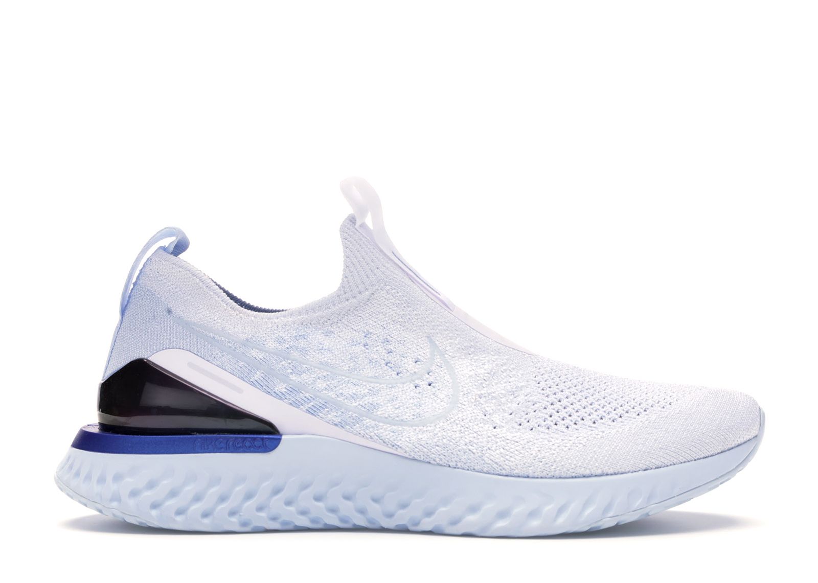Nike Epic Phantom React Flyknit White Hydrogen Blue (W) | StockX