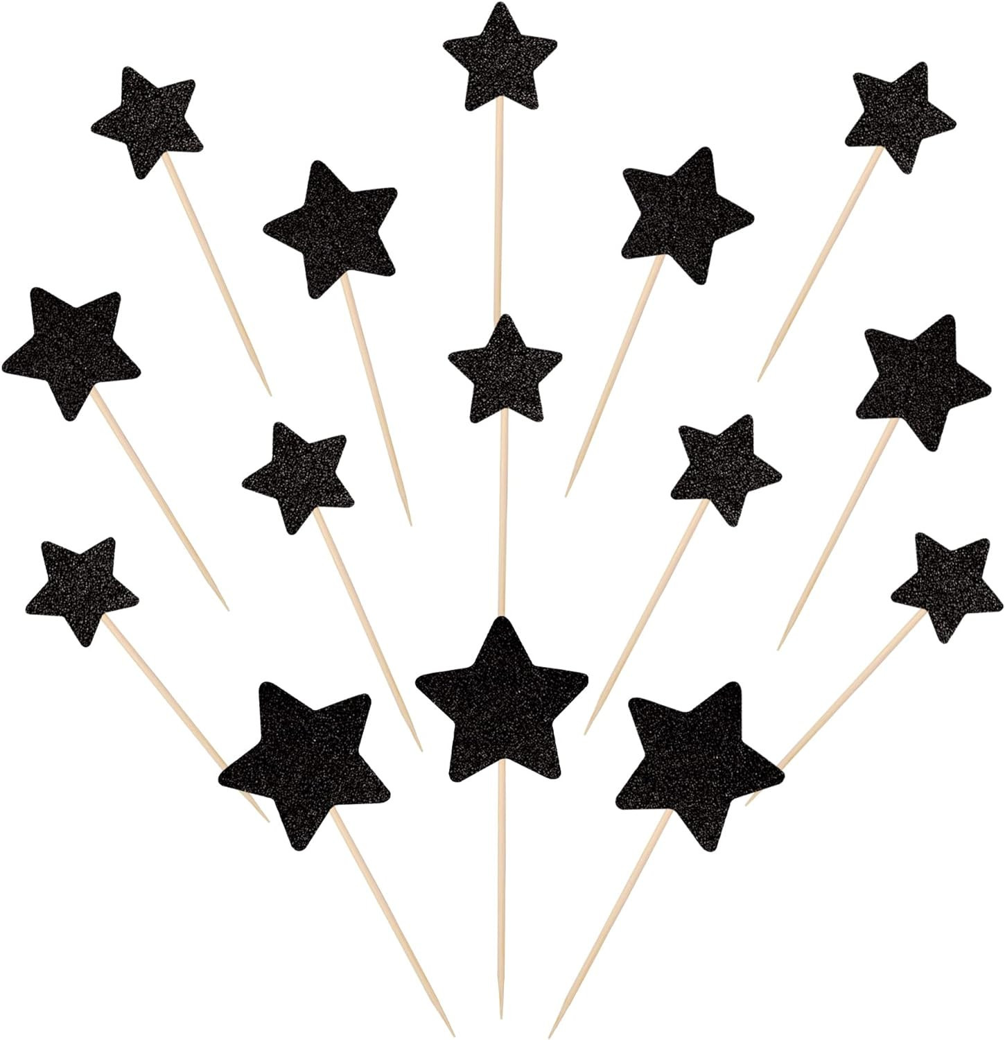 30 PCS Little Star Cupcake Toppers Glitter Twinkle Star Cupcake Picks Wedding Engagement Bridal S... | Amazon (US)