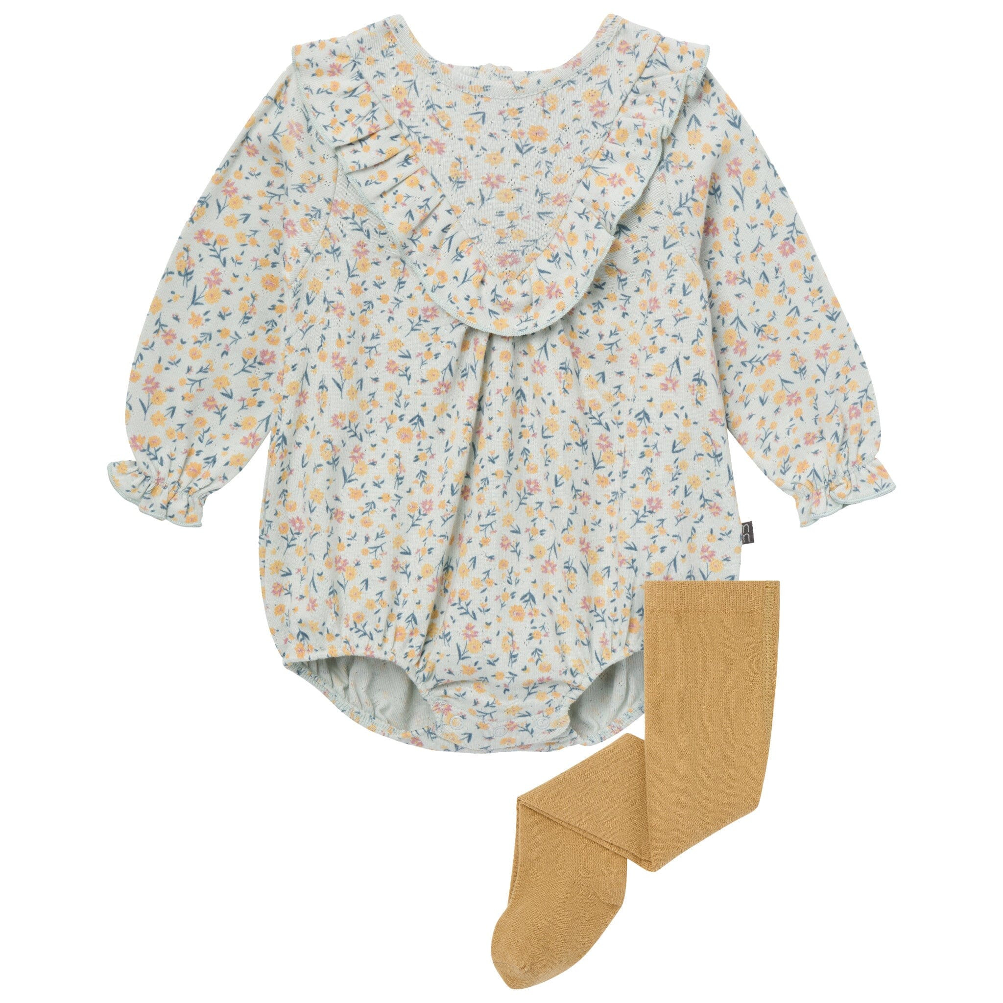 2-Piece Baby Girls Tiny Floral Bubble Romper and Tights | Gerber Childrenswear