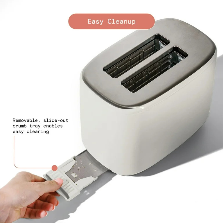 Beautiful 2-Slice Toaster with Touch-Activated Display, White Icing by Drew Barrymore | Walmart (US)