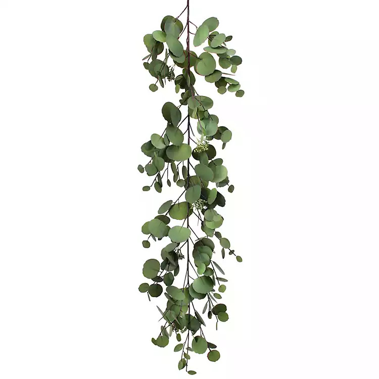 Silver Dollar Eucalyptus Garland | Kirkland's Home