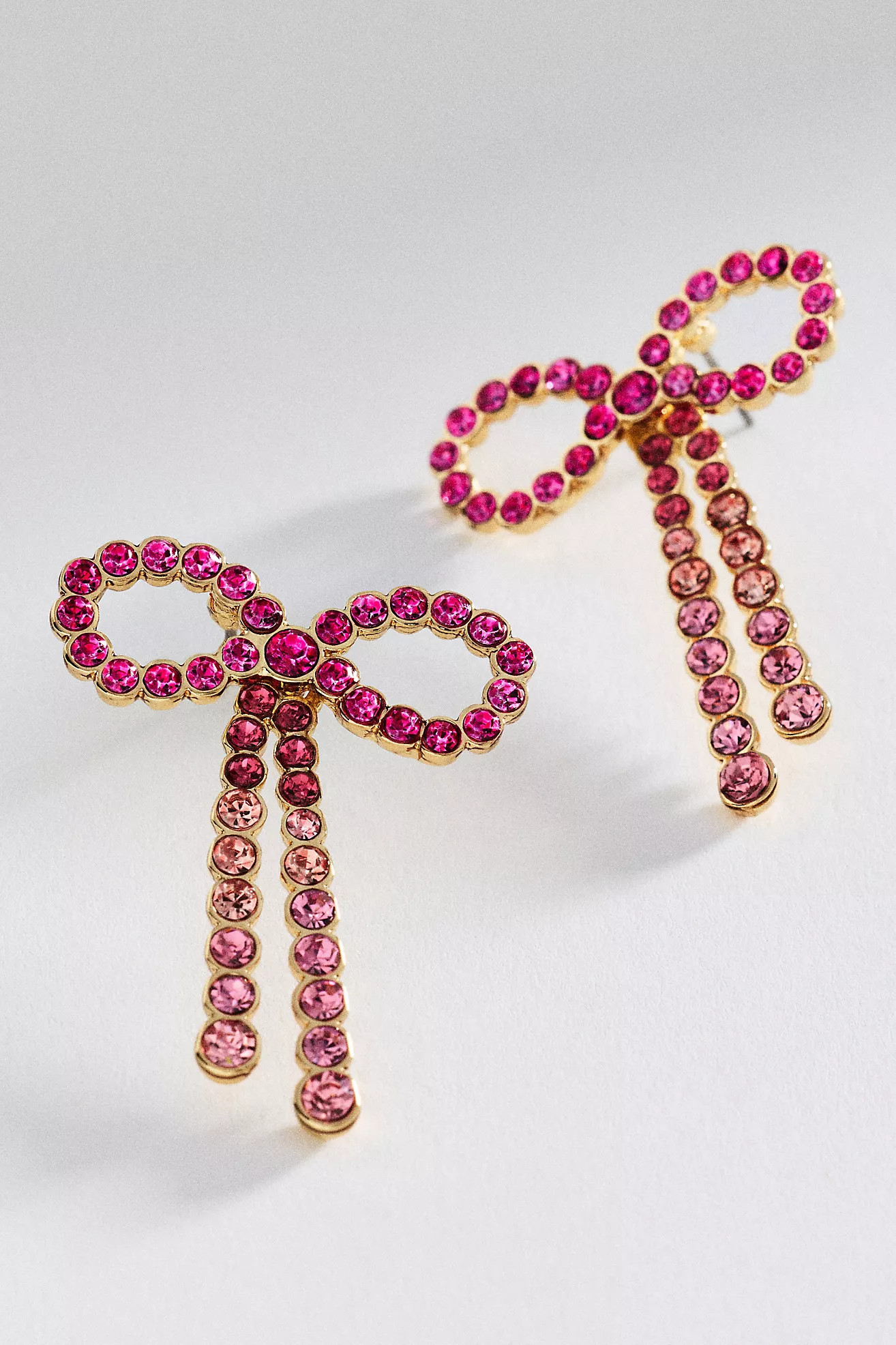 BaubleBar Georgia Crystal Bow Earrings | Anthropologie (US)