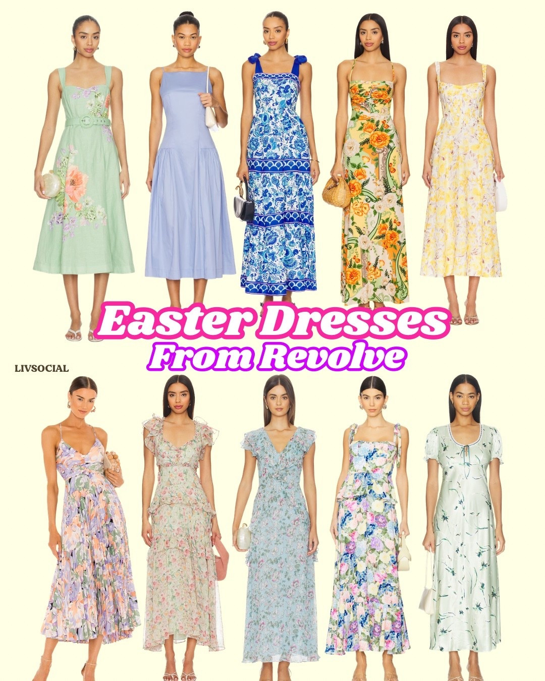 Dresses from Revolve 

Spring outfits 2026. Easter floral dresses. Spring dresses. Easter dress woman. 

#LTKootd #LTKSeasonal #LTKSpringSale
