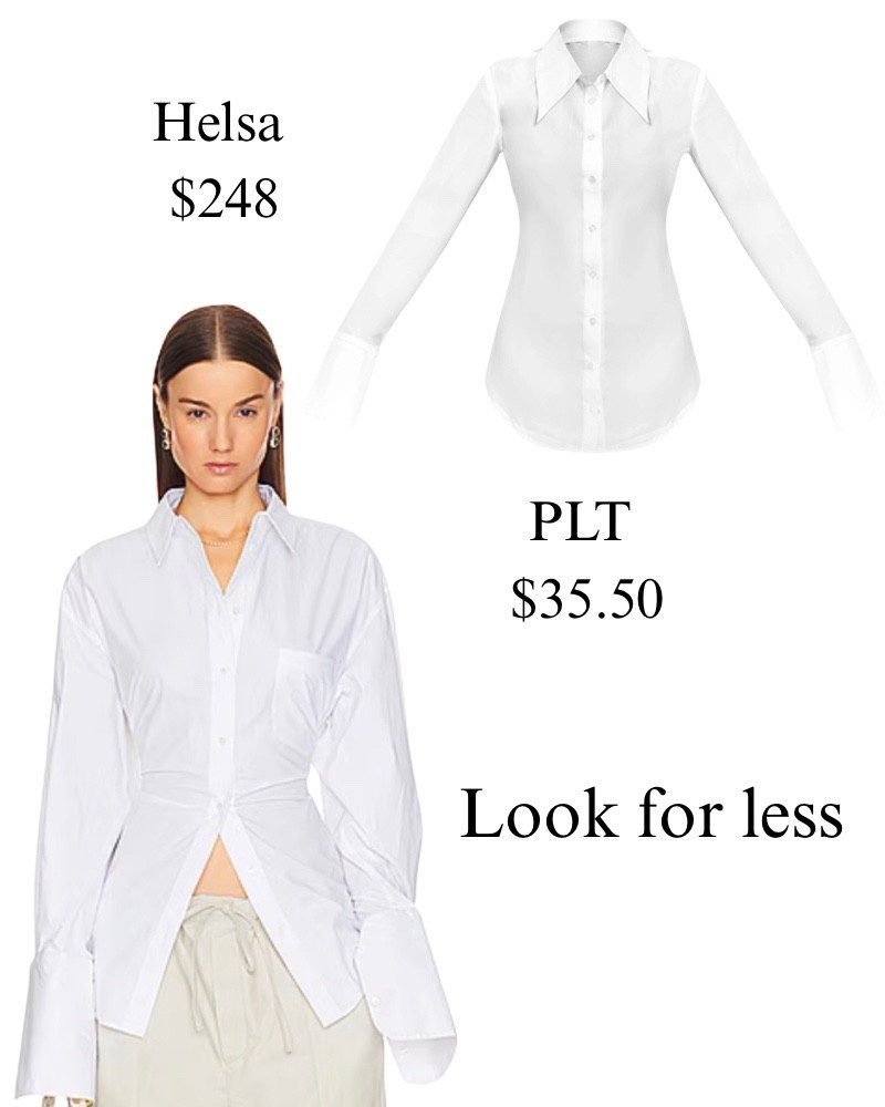 Helsa button down wide sleeve pop and blouse look for less. I just ordered this top, work, spring, summer, collard top.

#LTKootd #LTKSaleAlert