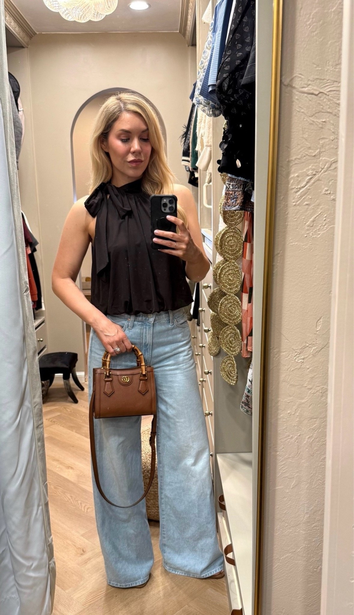 Halter top
Summer outfit 
Jeans
Mother jeans

#LTKdayinmylife #LTKgrwm #LTKootd