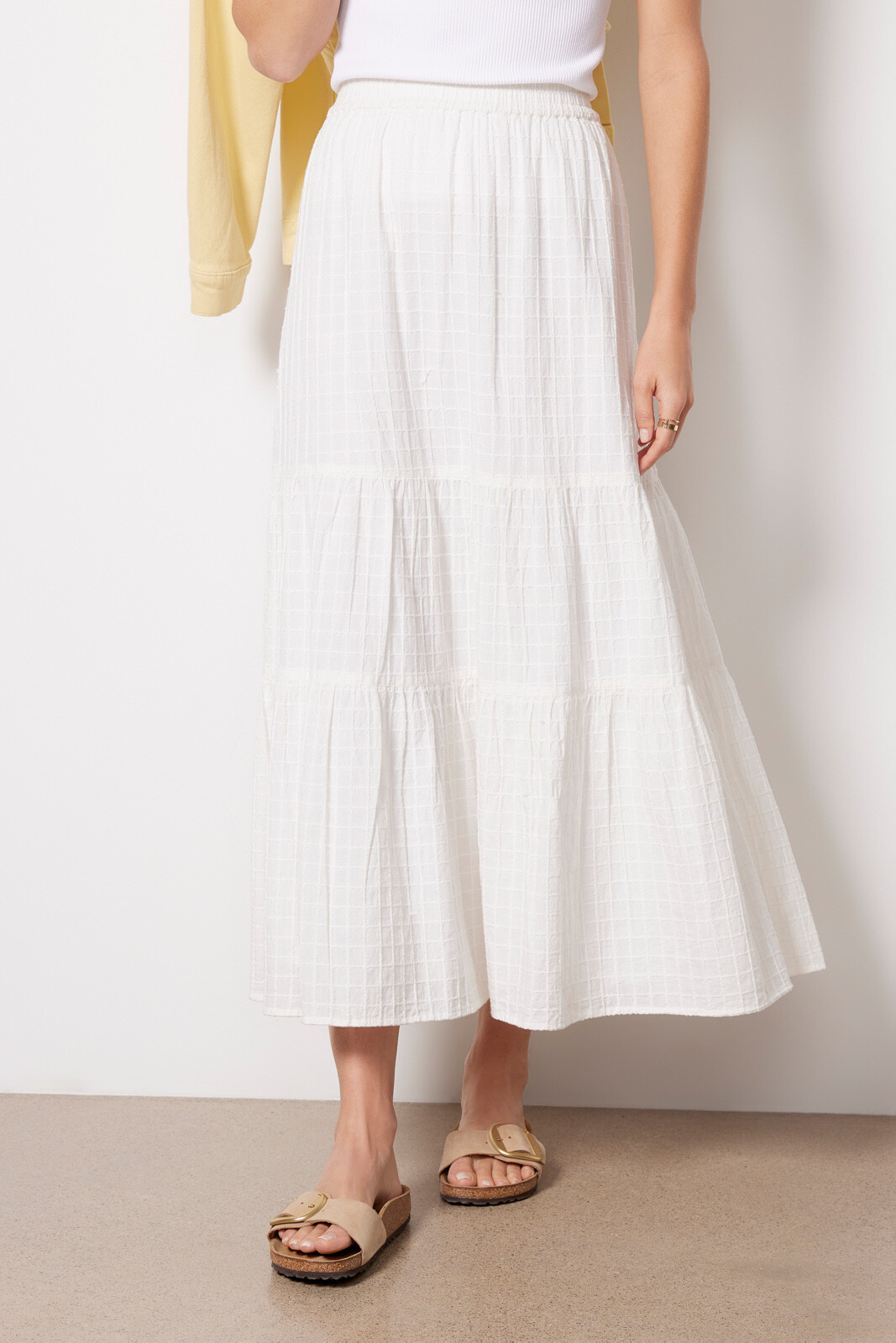 Cala Windowpane Skirt | Evereve