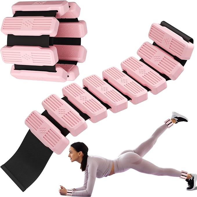 Pilates Wrist & Ankle Weights for Women, Wearable Wrist Weights & Leg Weights Set of 2(1Lb Each) ... | Amazon (US)