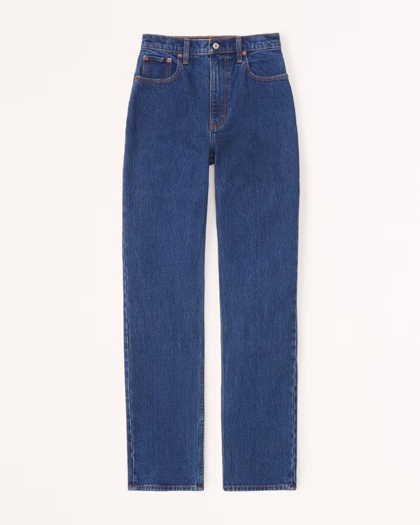 Women's Ultra High Rise 90s Straight Jean | Women's Bottoms | Abercrombie.com | Abercrombie & Fitch (US)