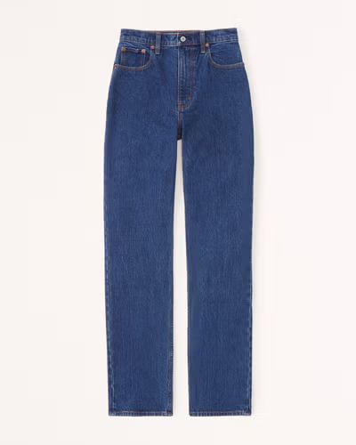 Women's Ultra High Rise 90s Straight Jean | Women's Up To 40% Off Select Styles | Abercrombie.com | Abercrombie & Fitch (US)