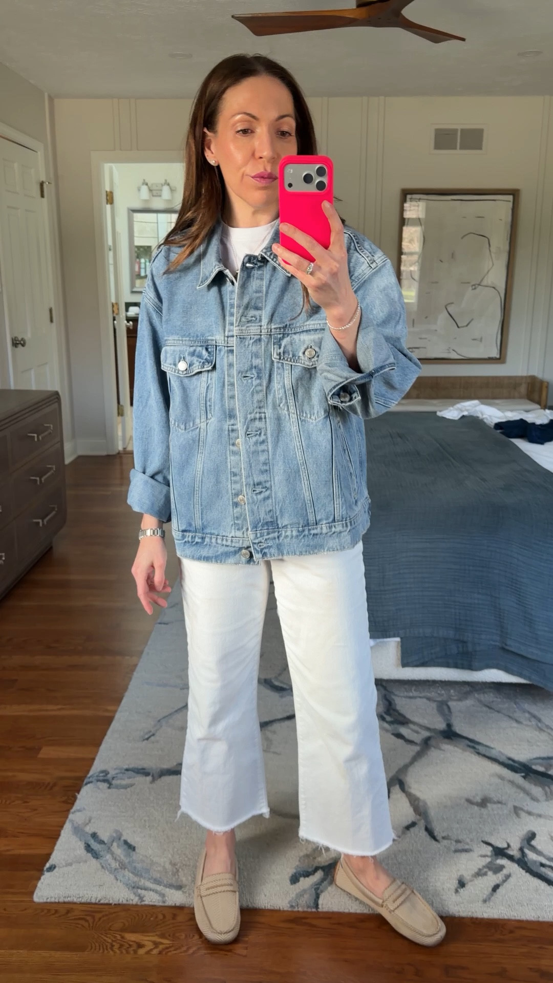 @gapstyle Jean jacket size M/L

@jcrew factory denim TTS

@Rothy's TTS

#LTKOver40 #LTKmomlife #LTKootd